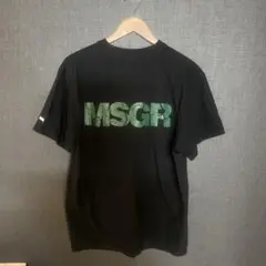 MSGR エムエスジーアール Tシャツ CRACK LOGO TEE