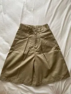 FARAH コットンタックワイドショーツ