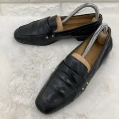 【良品】TOD'S トッズ ローファー 35.5 ドライビング ブラック レザー