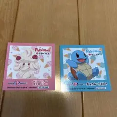 サーティワンアイスクリーム　ポケモン　ステッカー　31　マホイップ　ゼニガメ