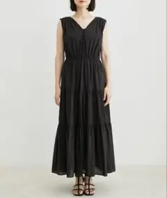 本日限定価格！【LE CERCLE par rope'】 ティアードワンピース