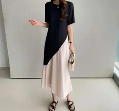 【送料込み】ロングワンピース