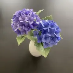 クレイフラワー　紫陽花