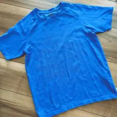 UNIQLO ドライEXクルーネックTシャツ キッズ150 青