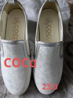 ✿CОCɑ　ローファー　23.0　ホワイト