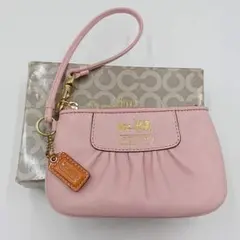 COACH コーチ ミニクラッチ(ポーチ) ピンク