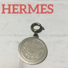 N⑩ HERMES エルメス セリエ トップ チャーム ペンダント シルバー
