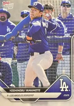 ☀️山本由伸 限定生産 2025 topps NOW RTOD LAドジャース
