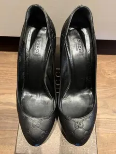 ♡美品♡GUCCI ロゴ パンプス 39(25〜25.5)