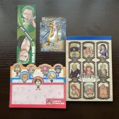 ONE PIECE ワンピース メモ帳・カード・しおり