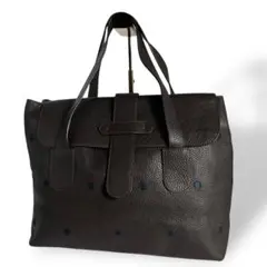NUR DONATELLA LUCCHI トートバッグ レザー 茶 120