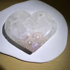 天然石　桜瑪瑙　ハート　①