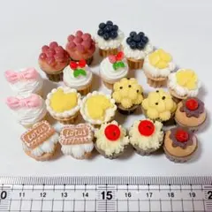10種20個 カップケーキ ミニチュア ドールハウス