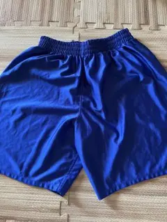 アディダス青 ハーフパンツ ウエストゴム