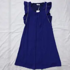 【未使用タグ付き】フィフィーユパリ　ノースリーブドレス　ワンピース　XL