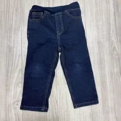petit main デニム　ストレートパンツ