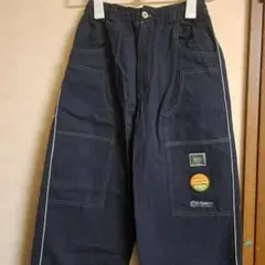 キッズ　カーゴパンツ　　紺色