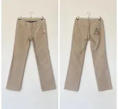 状態良好!パーリーゲイツ☆秋冬ゴルフ裏毛パンツ1ベージュ