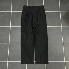 90s paul smith【ウールギャバジン ツータック ワイドスラックス 】