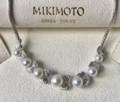 MIKIMOTO 最高級パール 7粒グラデーションネックレス k18 ミキモト