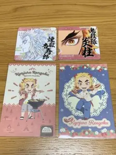 鬼滅の刃 柱展 コースター 原画 煉獄 ポストカード