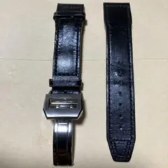 IWCマーク18×サントーニ純正ベルト E06162 黒カーフ 20mm 2022年新作IWC パイロット・ウォッチ マーク20✈︎ マーク18との