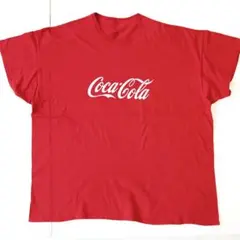 CocaCola ロゴプリント半袖Tシャツ メンズ4XL ビンテージ コカコーラ