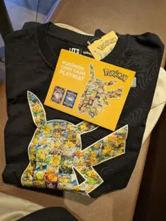 ユニクロ　ポケモンカード　コラボ　Tシャツ　プレイマット付き