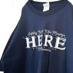 ジャージーズ HERE ソルティ コール Tシャツ XL ネイビー 紺色 古着