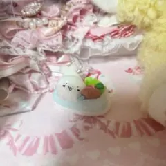 小さいあざらし フィギュア 樹脂粘土 置物 かわいい
