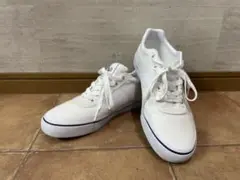 ポロラルフローレン ホワイト スニーカー 25.5CM