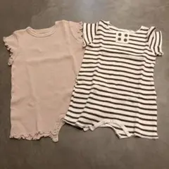 【美品】peekaboo ロンパースセット 6m