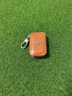 ベントレー Bentley スマートキーケース 高級感キーバッグ 本革 ブラウン