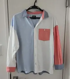 ★専用★　KRIFF MAYER カラーブロック長袖シャツ Mサイズ