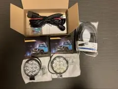 新品 LEDライト 2個セット 12V 配線キット ジープ ジムニー キャンプ