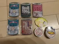 ★セット売り★缶詰缶バッジ5個、 マグネット3個セット