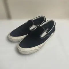 Converse スエード ブラック スリッポン ヒールスター