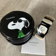 ★ e♡★【極美品】Time Will Tell SNOOPY 腕時計 2025年最新】time will tell スヌーピーの人気アイテム - メルカリ