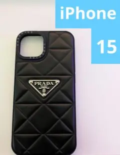 PRADA プラダ iPhoneケース ブラックiPhone15