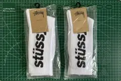 STUSSY (スティーシー)ソックス2足