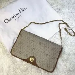 ✨美品✨ディオール ショルダー 3way ハニカム チェーン ロゴ金具 ベージュ