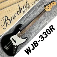 極美品 ベース バッカス WJB-330R イエロー ピックガード欠品
