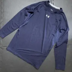 Under Armour ネイビー 長袖アンダーシャツ XXL