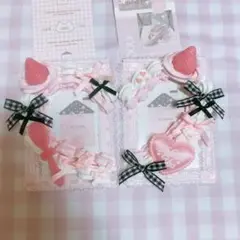ホイップデコ　ギンガムチェック　いちご