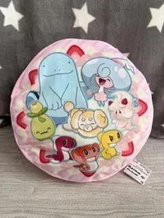 ポケットモンスター リバーシブルクッション　ピンク　丸型　円形