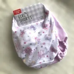 新品2枚女の子用ショーツ 110 可愛い ロリータ キャラクター パンツ 子供用