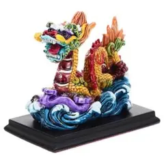 ☆ 樹脂 中国 龍 置物 中国 干支 龍 像 年 の7龍 装飾