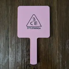 【3CE】 ハンドミラー ピンク