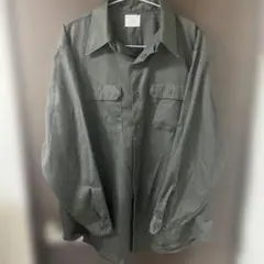 70s BIG MAC 長袖シャツ 深緑