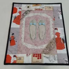 バレエシューズのタペストリー